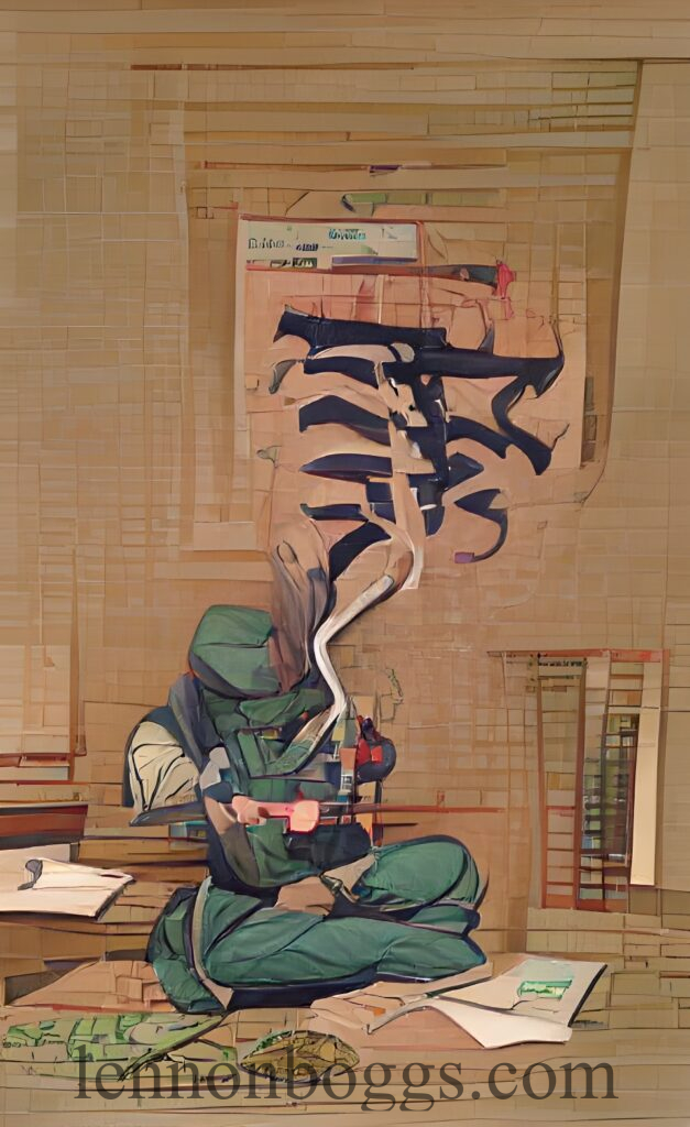 Shinobi blazing cannabis