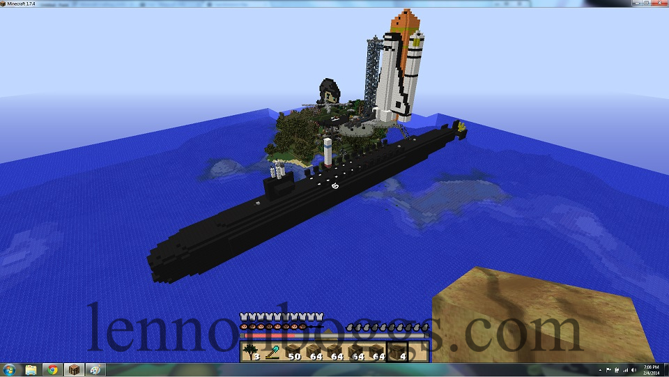 Minecraft submarine